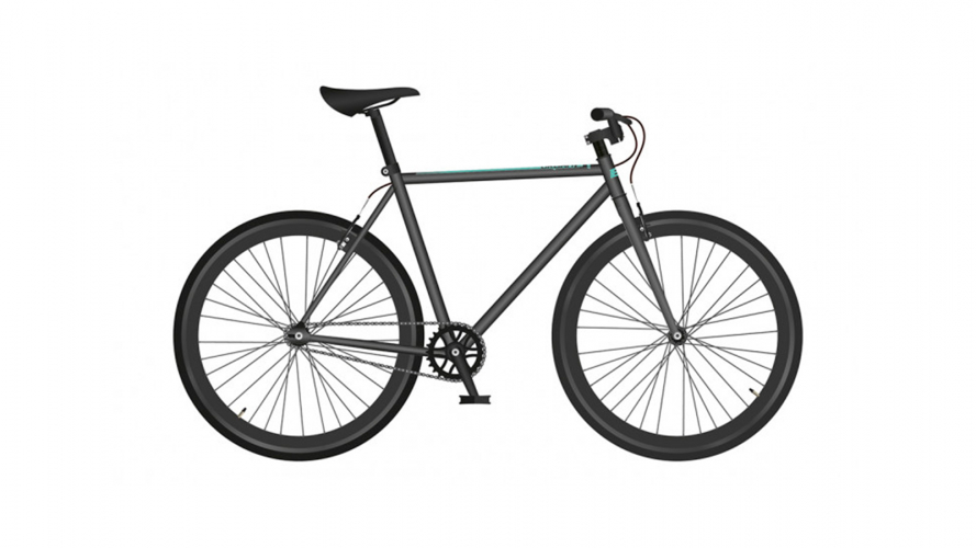  Фото Велосипед Black One Urban 700,20"рама сталь,черный/бирюзовый/черный