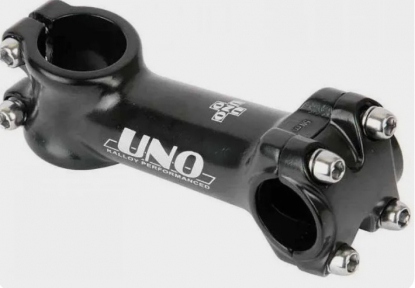 Вынос руля UNO AS-601, AS-601-25.4-90/15, Alu, MTB/City Bike, 25.4mm (90/15), Black