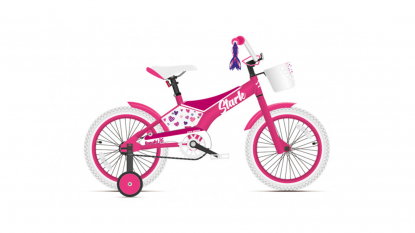 16" Велосипед Stark'21 Tanuki Girl рама алюминий, белый/розовый