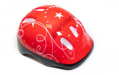 Шлем вело TRIX, детский, размер:S (52-54 см ) красный