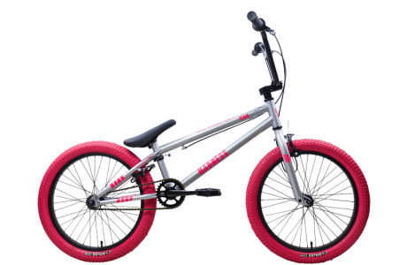 Велосипед BMX Stark Madness 1 20", сталь, серебристый, 2025