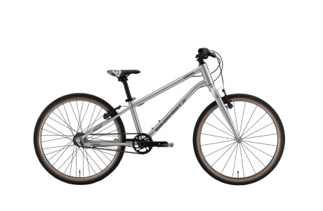 Подростковый велосипед STARK Geek City 24.2 V 24", алюминий 11.5", серебристый, 2025