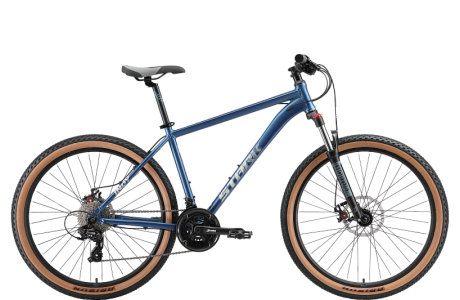 Горный велосипед Stark Indy 27.1 D 27.5", алюминий 18", синий, 2025