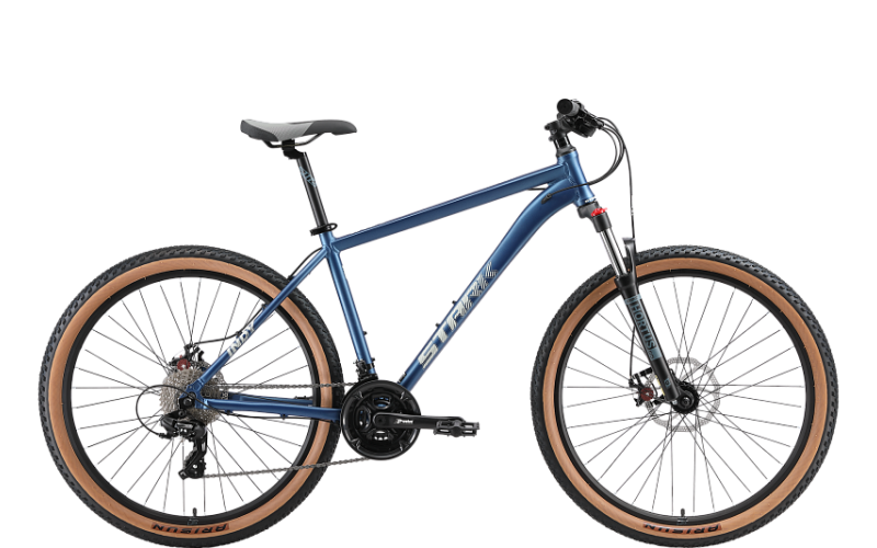 Горный велосипед Stark Indy 27.1 D 27.5", алюминий 16", синий, 2025