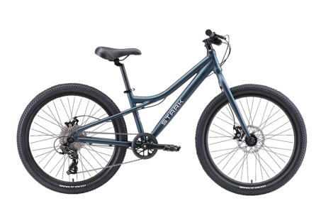 Подростковый велосипед Stark Slash 24.1 D 24", алюминий 12.5", синий, 2026
