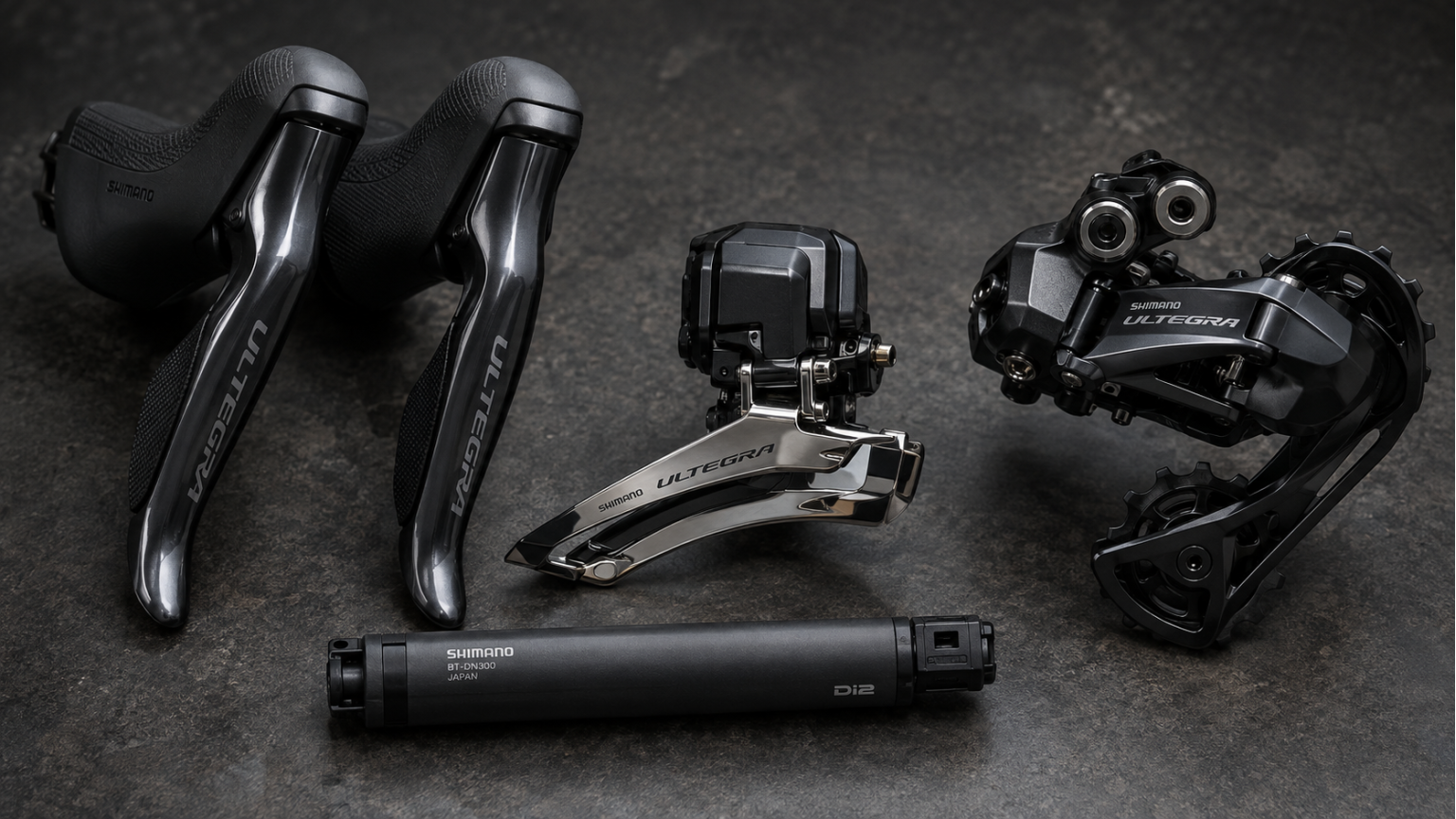 Компоненты Shimano Di2: манетки, переключатели и аккумулятор