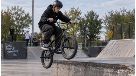 Как делать первые трюки на BMX