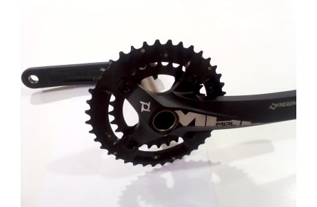 Шатунная система Prowheel для велосипеда, 28/40 зубьев, алюминиевые шатуны 175мм, резьба для педалей 9/16"