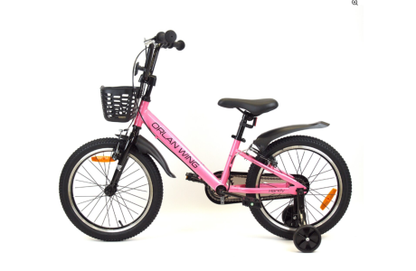 Детский велосипед ORLAN WING HANDY 16", сталь, розовый, 2025