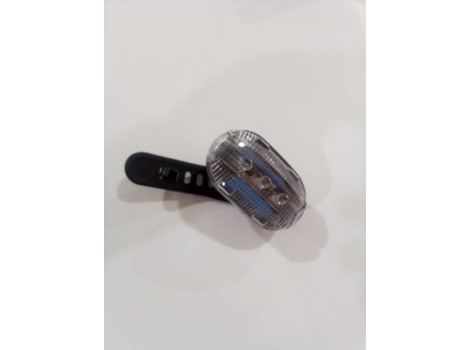 Фонарь передний BBB EcoBeam 0.2W with strap 3x AAA white/blue
