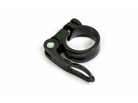 Эксцентрик подседельный с хомутом  ø 28.6 mm (Материал:алюм.;Цвет:black)