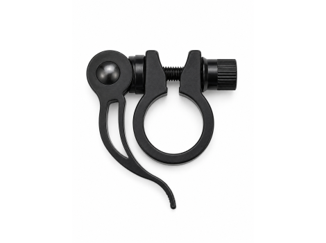 Эксцентрик подседельный с хомутом  ø 25.4 mm. (Материал:алюм.;Цвет:черный)