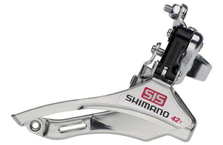 Передний переключатель Shimano TY10, для велосипеда, 3 скорости, нижняя тяга