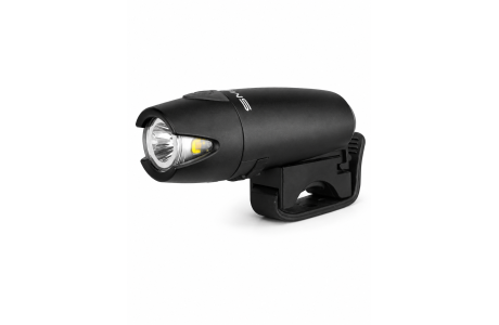 Фара передняя SMART POLARIS 200, 1 диод 200 lm, 3 реж., кр. на руль 22.4-31.8 мм, Li-Pol, mini USB