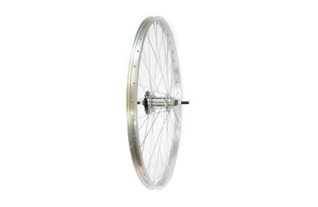 Колесо заднее 20" TRIX, обод одинарный алюминиевый, под V-brake, звезда 1ск., 389