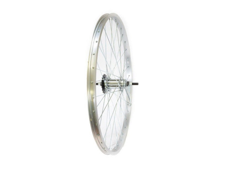 Колесо заднее 20" TRIX, обод одинарный алюминиевый, под V-brake, звезда 1ск., 389