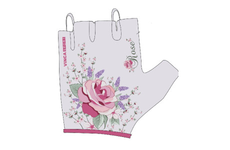 Перчатки велосипедные детские Rose, 5XS, белый