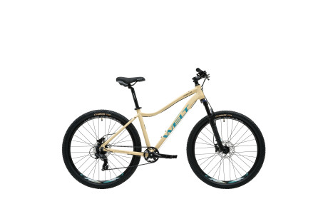 Горный велосипед Welt Edelweiss 1.0 27.5", алюминий 15.5", серебристо-кремовый, 2024