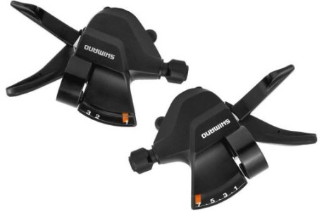 Манетка Shimano Altus M315, 3x7 скоростей, трос+оплетка