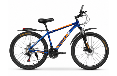 Горный велосипед MTB 27.5", алюминий, синий, 2026