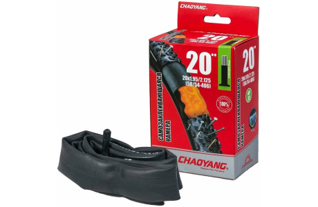 КОМПЛЕКТ КАМЕР 20x1.95-2.125 CHAOYANG, A/V 33мм, герметик, ДВЕ ШТУКИ