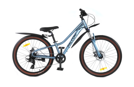 Подростковый велосипед FALCON BIKE VENUS 2.0 24", алюминий 12, серый, 2026