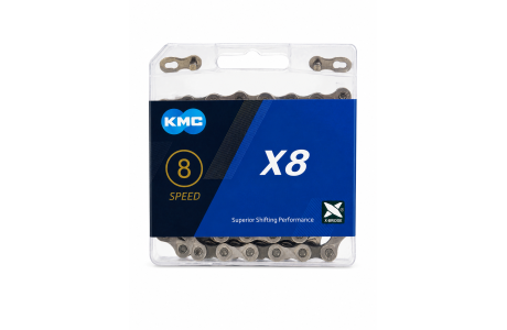 Цепь для велосипеда 6/7/8 скоростей, аналог KMC X8, 116 звеньев