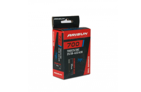 Камера 700x25-38C ARISUN STANDARD, A/V 33мм, бутиловая 0.9мм