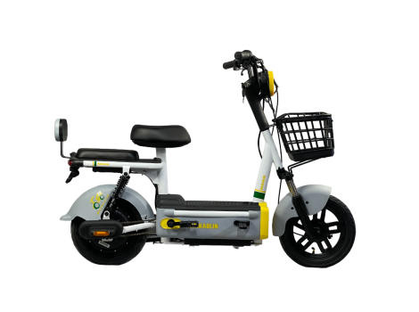 Электровелосипед Maikaolin H7 14", 600W, 60V, 20AH, серый/желтый