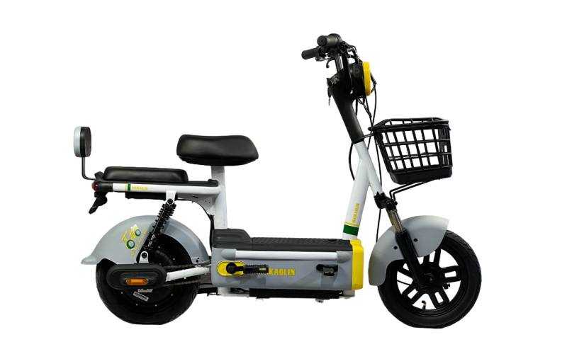 Электровелосипед Maikaolin H7 14", 600W, 60V, 20AH, серый/желтый