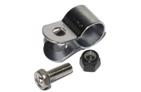 З/ч хомут тормоза Shimano, на торм. рычаг, 5/8", станд, болт и гайк