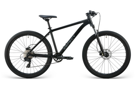 Горный велосипед Aspect RADIUM PRO 27.5", алюминий 18", Чёрный, 2025