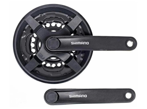 Система Shimano TY301, 170мм, Кв, 42/34/24, с защитой, черн, б/уп