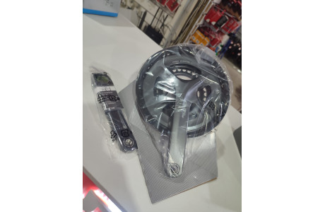 Шатунная система Shimano Claris для велосипеда, 30/39/50 зубьев, алюминиевые шатуны 170мм, резьба для педалей 9/16"