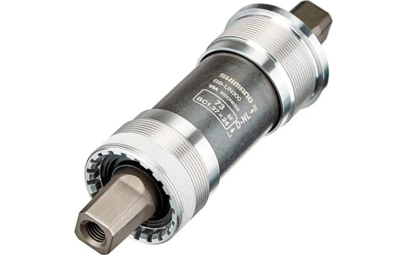 Каретка-картридж для велосипеда Shimano UN300 73/118мм, квадратный вал, без болтов