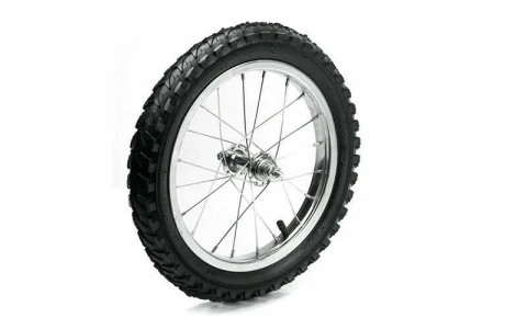Колесо переднее 12" TRIX, обод одинарный алюминиевый, камера+покрышка, 465