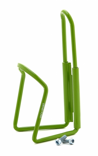  Фото Флягодержатель алюминиевый в комплекте с болтами, зеленый Vinca Sport