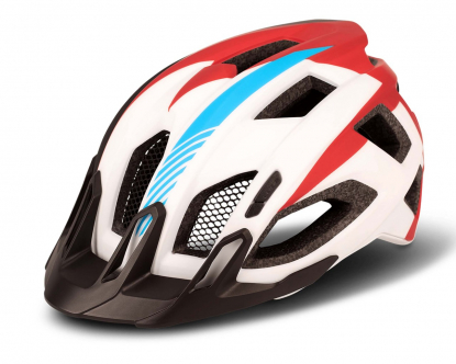 Шлем CUBE HELMET 2015 (16001-L, White/blue/red)