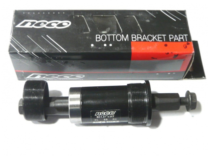 Каретка NECO B-910 (MTB, 110,5 mm, квадрат, Black)