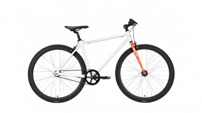 28"Велосипед Stark'22 Terros S,16" рама алюм ,белый/оранжевый