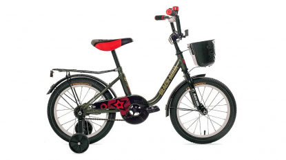 20"Велосипед BlackAqua 2004 с корзиной, хаки