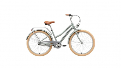 26" Велосипед Stark'23 Comfort Lady, рама алюминий 14.5, 3ск., серебристый/серый