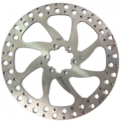 Ротор дискового тормоза PROMAX 180мм, под 6 болтов, PCD 44мм, сталь